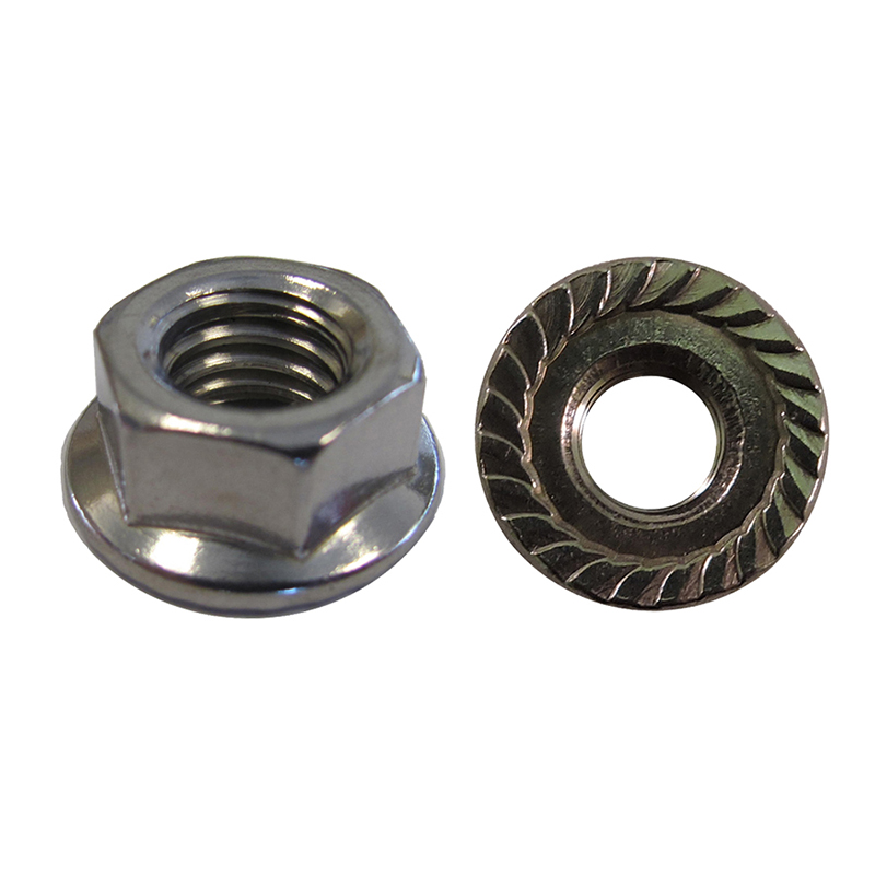 Part Number 15876 5/16" Hex Serrated Flange Nut 18-8 Stainless Steel 25/PK Wgt = 1.89 Lbs